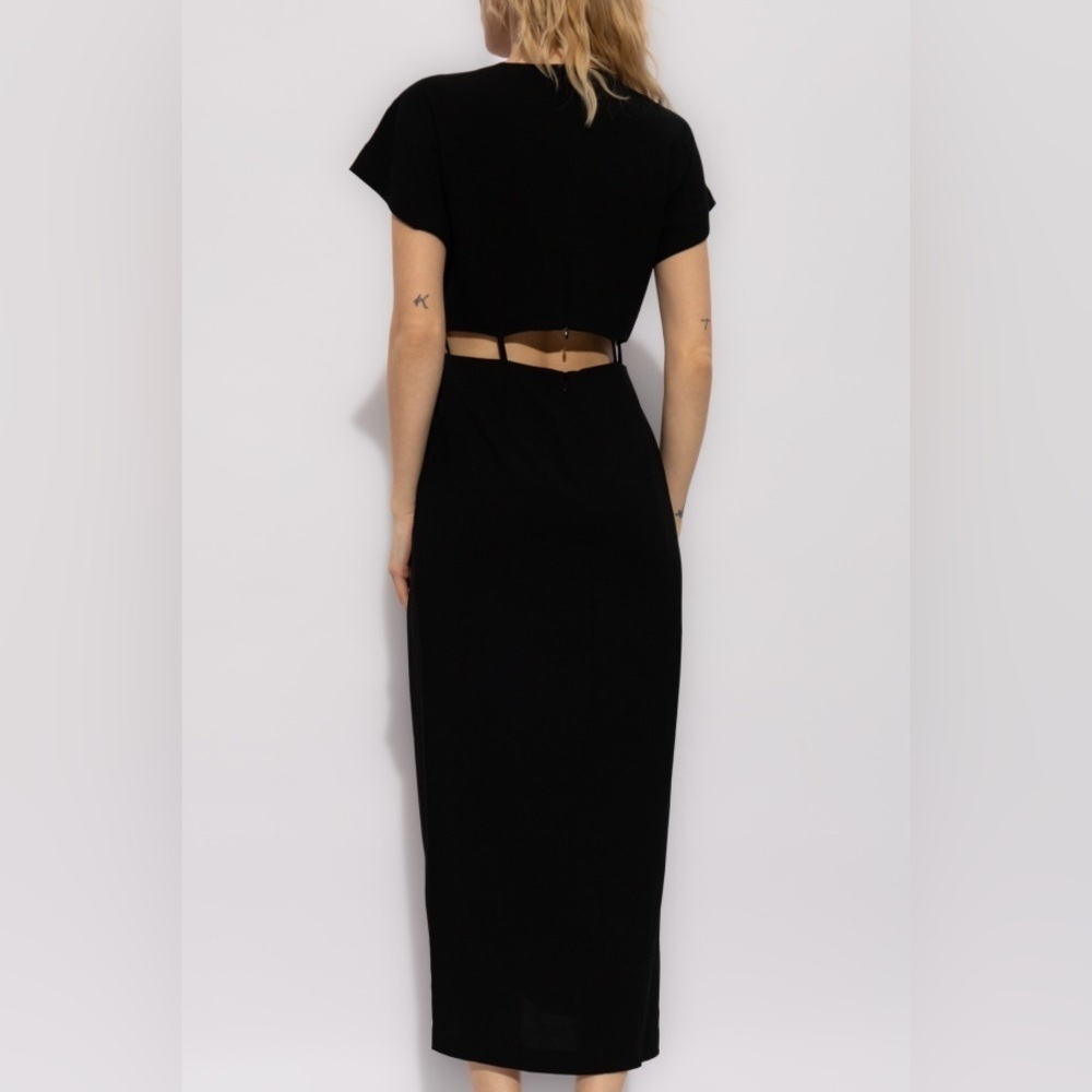Iro BLACK ‘Evana’ dress with cut-outs size 36 (4-6 US) - Picture 2 of 7